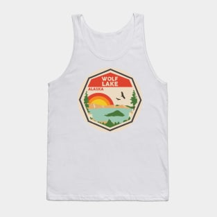 Wolf Lake Alaska Tank Top